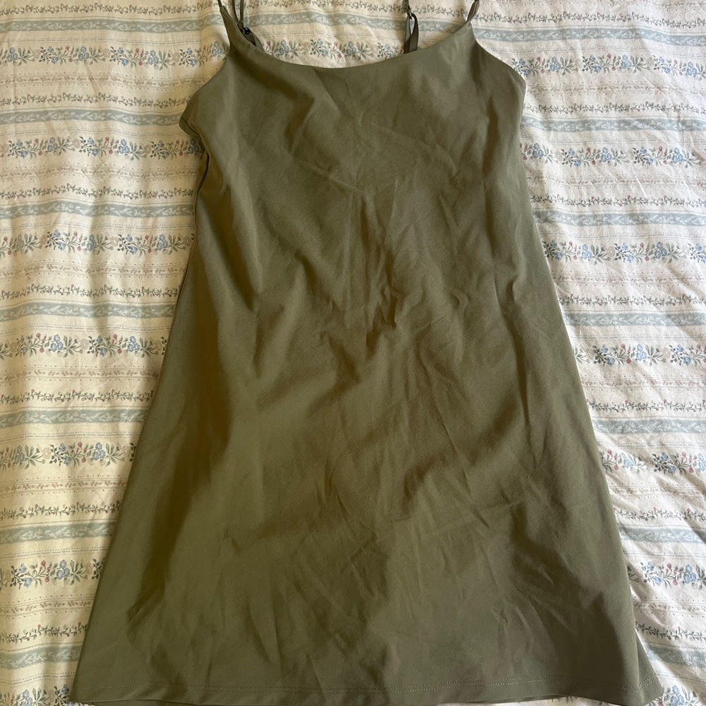 Olive Green Active Dress